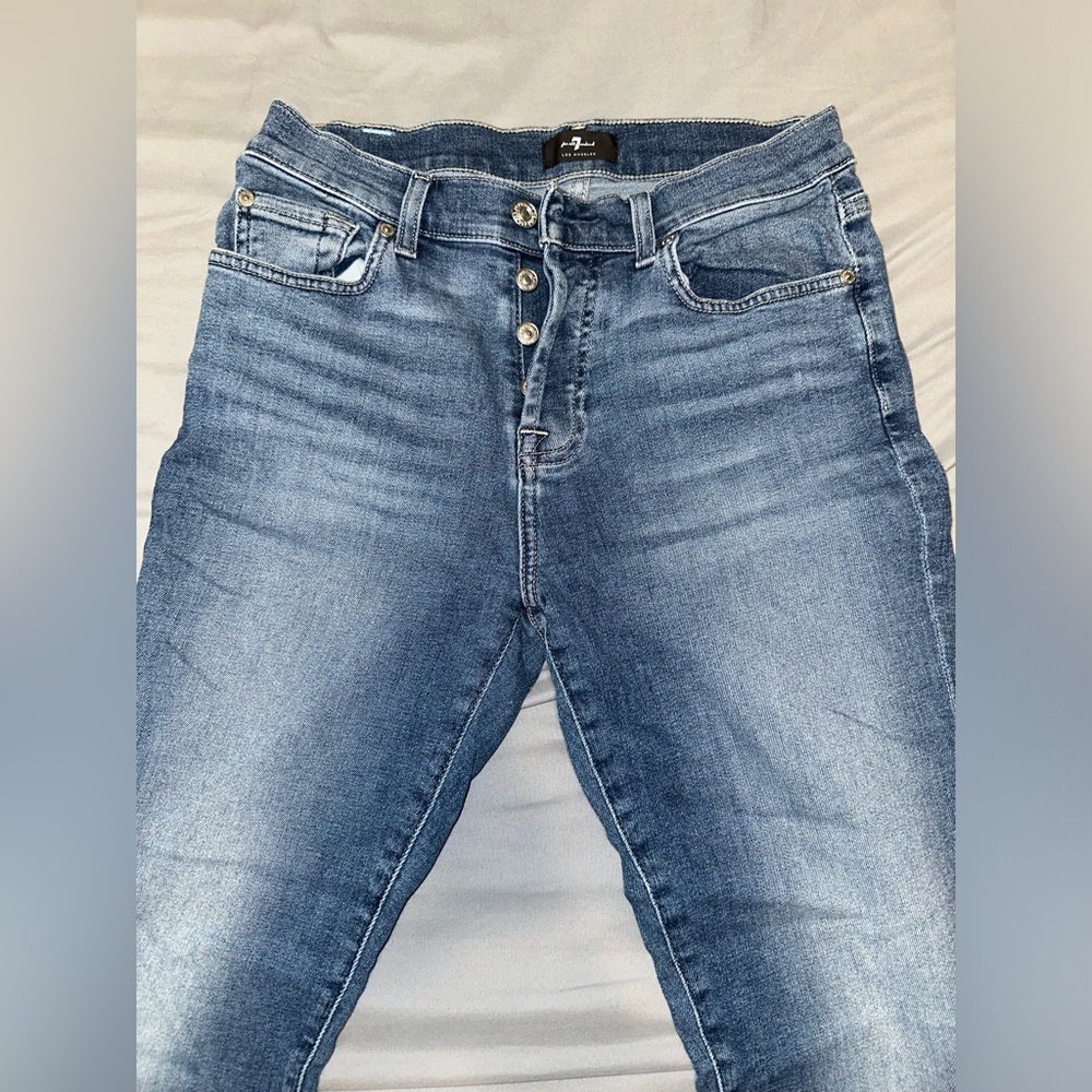 7 For All Mankind, Josefina skinny jeans, button fly